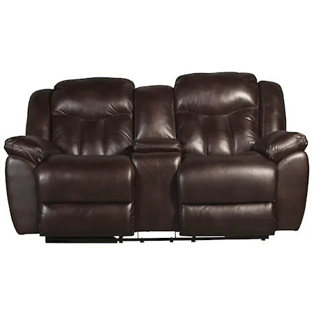 Reclining Loveseat with Casual Family Room Style